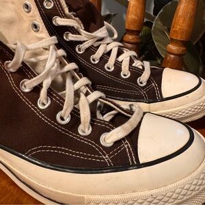 Brown High Top Converse